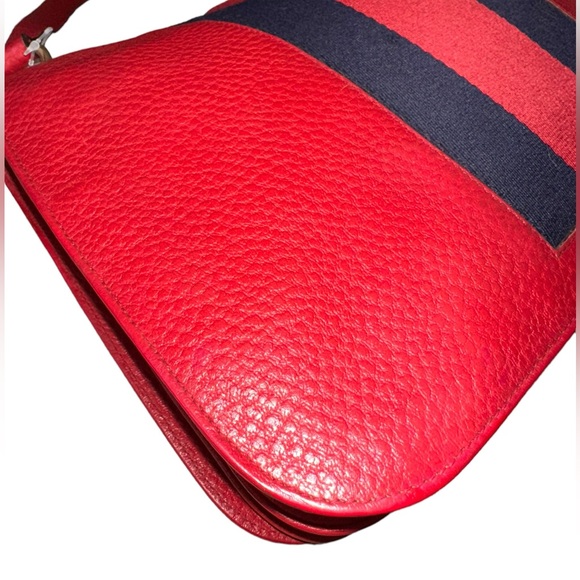 241 For nmgraw15 Gucci GG Blondie Web Flap Bag - Picture 6 of 11